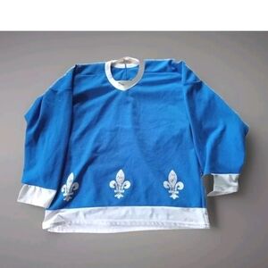 quebec nordiques 90's Polyester jersey (Logos Faded)